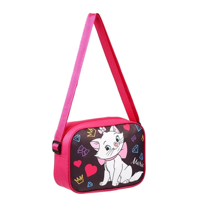 Сумка детская для девочки через плечо 19.5×14.5×7см, Коты аристократы Сумка детская для девочки через плечо 19.5×14.5×7см, Коты аристократы