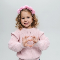 Карнавальный ободок &laquo;Розовые розы&raquo;