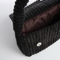 Сумка молодёжная на магните, цвет чёрный Сумка молодёжная на магните, цвет чёрный