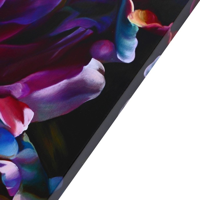 Картина- холст на подрамнике "Разноцветные пионы"   60*100 см