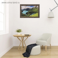 Гобеленовая картина "Горное озеро" 44*64 см