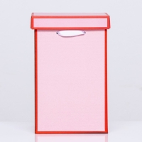 Коробка складная, красная, 14 х 23 см