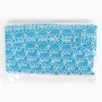 Тесьма плетёная, намотка по 20 метров, сине-белая