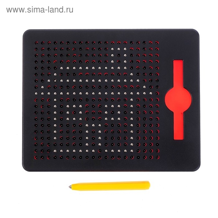 Планшет обучающий &laquo;Магнитное рисование&raquo;, 380 отверстий, цвет чёрный