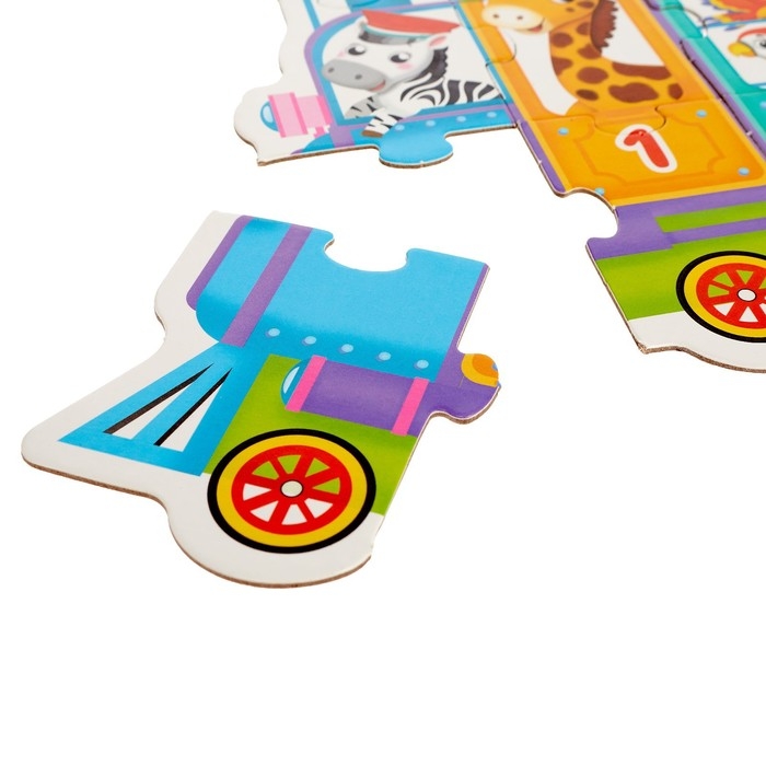 Умные пазлы &laquo;Учимся считать&raquo;, 18 деталей