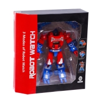 Робот «Часы», трансформируется в робота и машинку, цвет красный Робот «Часы», трансформируется в робота и машинку, цвет красный