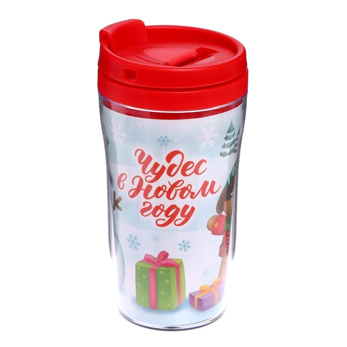 Термостакан с пазлом &laquo;Скоро Новый год&raquo;, 54 элемента, 250 мл