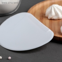 Шпатель кондитерский, 14,5&times;9,5 см, цвет белый