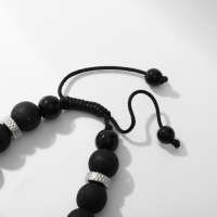 Браслет мужской &laquo;Оберег&raquo; глаз, цвет чёрно-коричневый