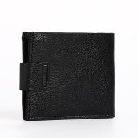 Портмоне мужское на магните, отдел для купюр, для карт, для монет, цвет чёрный