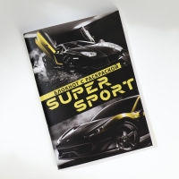 Подарочный набор блокнот-раскраска А6, трекер привычек и восковые мелки &laquo;Чемпиону&raquo;