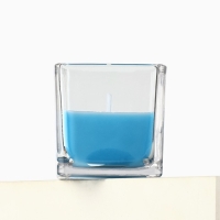 Ароматическая свеча &laquo;Безоблачного счастья&raquo;, аромат цветочный, 5,3 х 5,3 х 5,5 см.