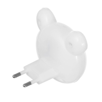 Ночник "Панда" с датчиком освещенности, 4_LED х 1 Вт, 9 см (220В) белый RISALUX