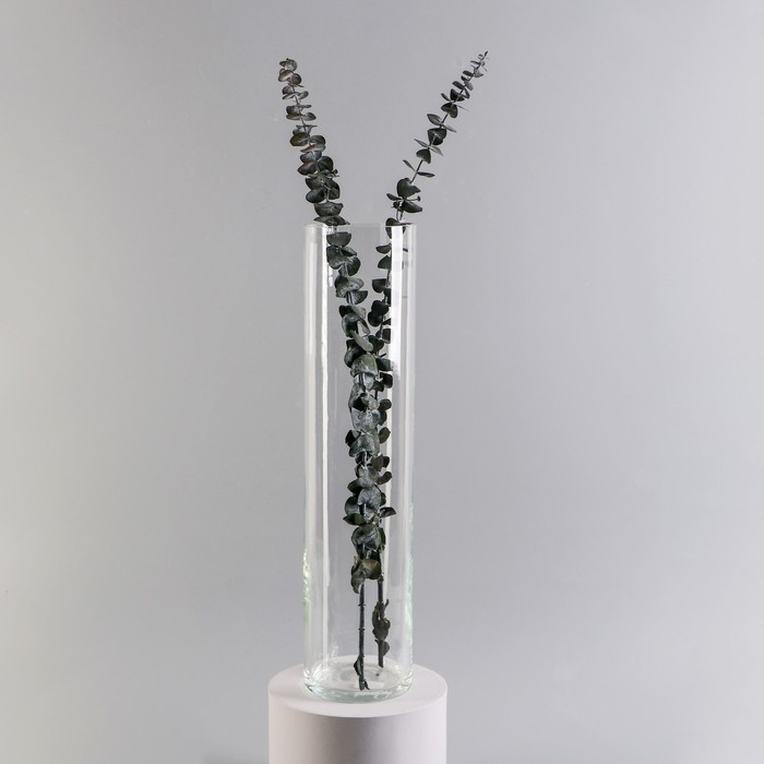 Ваза "Иберетта-1"  50х12см,  4,65л  прозрачная