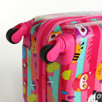 Чемодан детский 27 л (XS), HappyAnt, отдел на молнии, цвет розовый Чемодан детский 27 л (XS), HappyAnt, отдел на молнии, цвет розовый