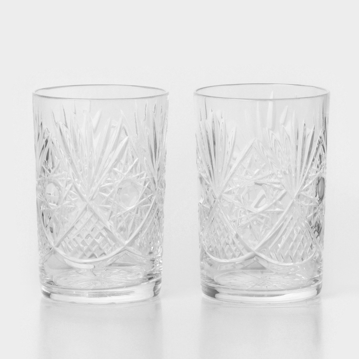 Набор стаканов хрустальных &laquo;Чайный&raquo;, 250 мл, 2 шт