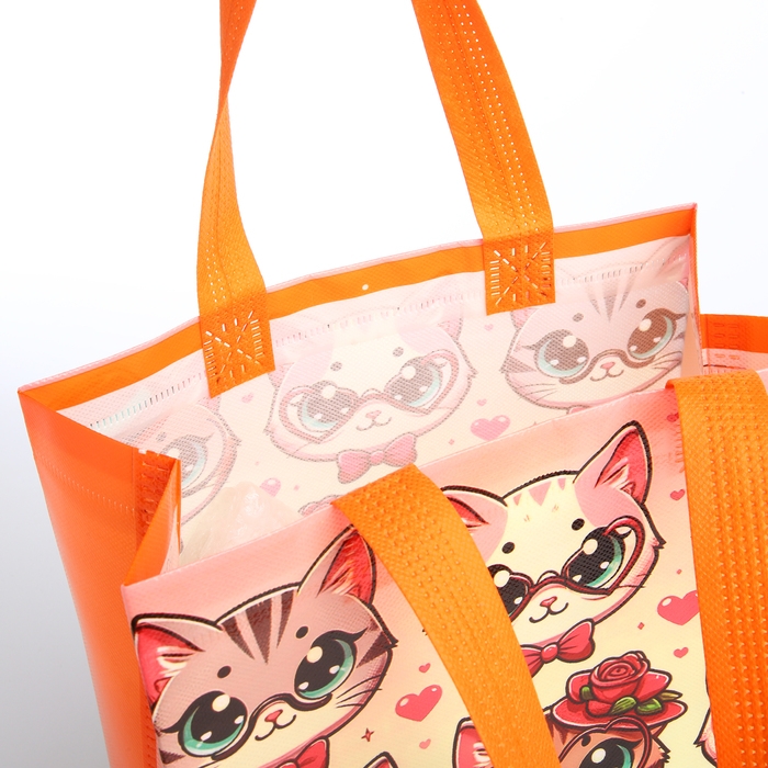 Сумка детская без застёжки, цвет оранжевый Сумка детская без застёжки, цвет оранжевый