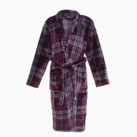 Халат мужской LoveLife «Клетка» Вид 1, one size, микрофибра, 100% п/э, 250 г/м2 Халат мужской LoveLife «Клетка» Вид 1, one size, микрофибра, 100% п/э, 250 г/м2