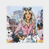 Раскраска - антистресс, альбом Insta-girl, 20 стр.