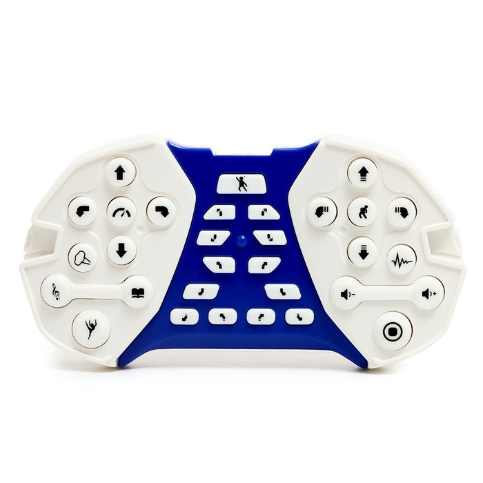 Робот радиоуправляемый &laquo;Хантер&raquo;, световые и звуковые эффекты, работает от аккумулятора, цвет синий