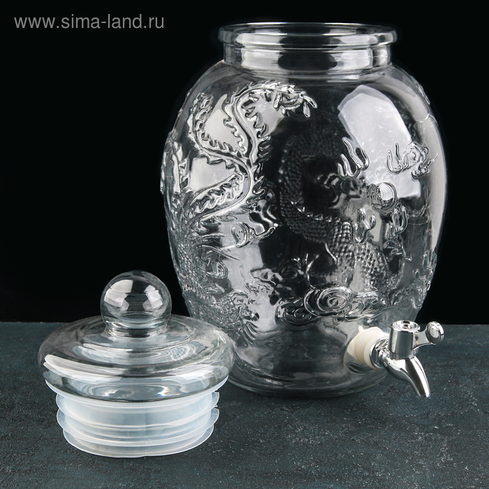 Диспенсер для напитков &laquo;Дракон&raquo;, 5 л, 24&times;21&times;34 см