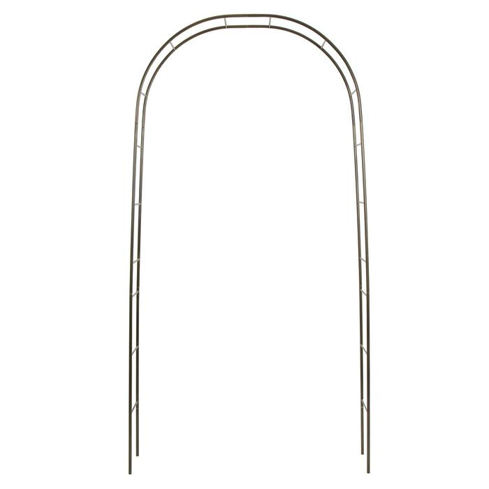 Арка садовая, разборная, 240 &times; 125 &times; 36.5 см, металл, бронзовая