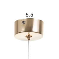 Светильник BayerLux "Сноул" LED 3Вт 3000К золото 3,2х3,2х32-132см