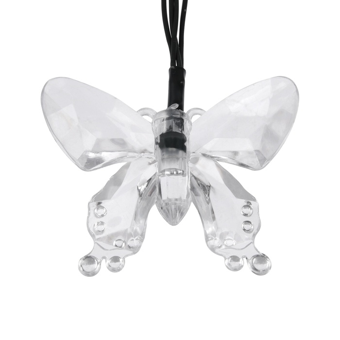 Гирлянда садовая Эра на солнечной батарее &laquo;Бабочки&raquo; LED, IP54