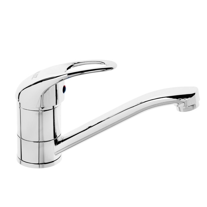 Смеситель для кухни ZEIN ZC2039, однорычажный, картридж 35мм, излив 20см, без подводки, хром