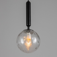 Светильник BayerLux "Джавиер" Е14 40Вт черно-прозрачный 15х15х35-185 см