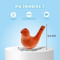 Свистулька керамическая &laquo;Птичка&raquo; для росписи