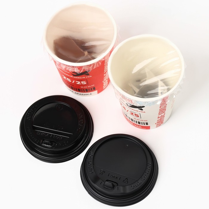 Подарочный набор новогодний &laquo;Билет в новый год&raquo;: кофе, чай чёрный с грецким орехом и корицей