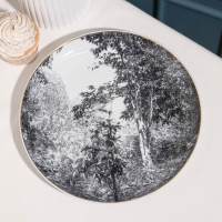Тарелка «Пейзаж», d=21 см, фарфор Тарелка «Пейзаж», d=21 см, фарфор