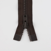 Молния &laquo;Трактор&raquo;, №8, разъёмная, 2 замка, замки автомат, 100 см, цвет коричневый