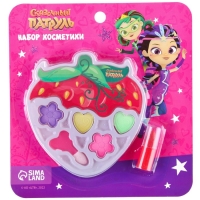 Набор косметики, тени 4 цвета, блеск для губ "Варя и Маша", Сказочный патруль