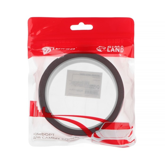 Клейкая лента TORSO, двусторонняя, усиленная, 12 мм &times; 2 м