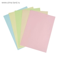 Бумага цветная А5, 100 листов Calligrata Пастель+Интенсив, 10 цветов, 80 г/м&sup2;