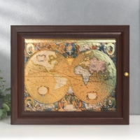 Ключница "Золотая карта" 26х31 см МИКС Ключница "Золотая карта" 26х31 см МИКС