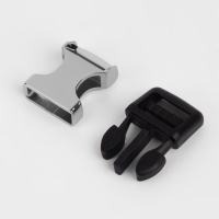 Фастекс 15 мм, нагрузка до 15 кг ,металл/пластик, цвет серебряный/чёрный Фастекс 15 мм, нагрузка до 15 кг ,металл/пластик, цвет серебряный/чёрный