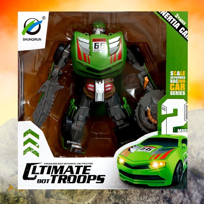 Робот &laquo;Спорткар&raquo;, трансформируется