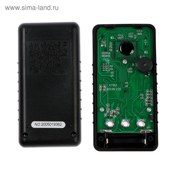 Мультиметр ТУНДРА mini, DT-182, ACV/DCV, DCA, 200-200M&Omega;, проверка батареек 1.5 и 9V