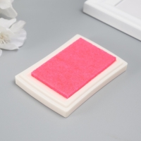 Штемпельная подушка "Розовая" 7,7х5,2х1,8 см