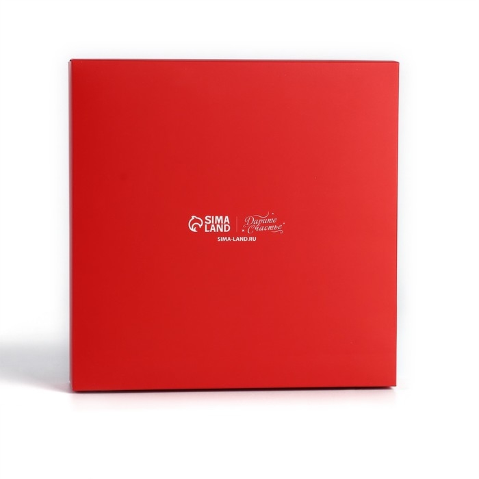 Коробка под 16 конфет &laquo;Еловый аромат&raquo;, 18.9 х 18.9 х 3.8 см, Новый год