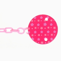 Набор: Соска - пустышка с держателем &laquo;Слоник&raquo;, анатомическая +6 мес, цвет розовый