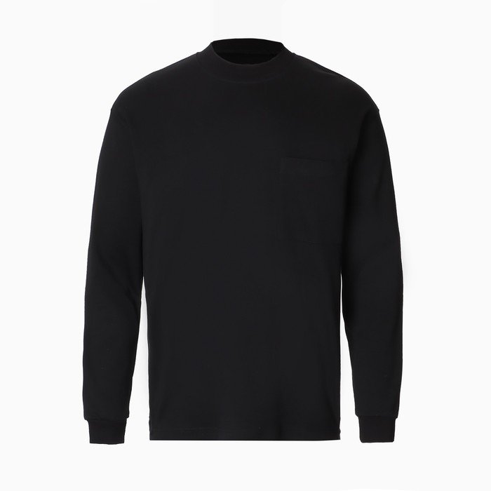 Джемпер мужской, цвет чёрный, размер 52