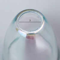 Плафон Аиша 1хЕ14 перламутровый 9х9х10,5см