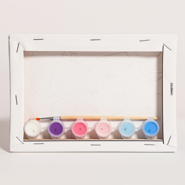 Картина по номерам для детей &laquo;Единорожка с шариками&raquo;, 21 х 15 см