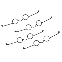 Очки для игрушек, набор 4 шт., размер 1 шт. — 2,5 × 7 × 5,3, цвет чёрный Очки для игрушек, набор 4 шт., размер 1 шт. — 2,5 × 7 × 5,3, цвет чёрный