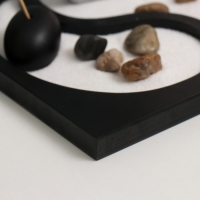 Сад камней Дзен "Медитация. Инь-ян" песок+аромапалочка 15х15х9,3 см Сад камней Дзен "Медитация. Инь-ян" песок+аромапалочка 15х15х9,3 см