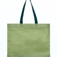 Пакет с петлевой ручкой "Эко", 38 х 32 х 10 см, хаки